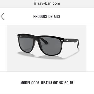 Ray Ban RB 4147 high bridge wide fit